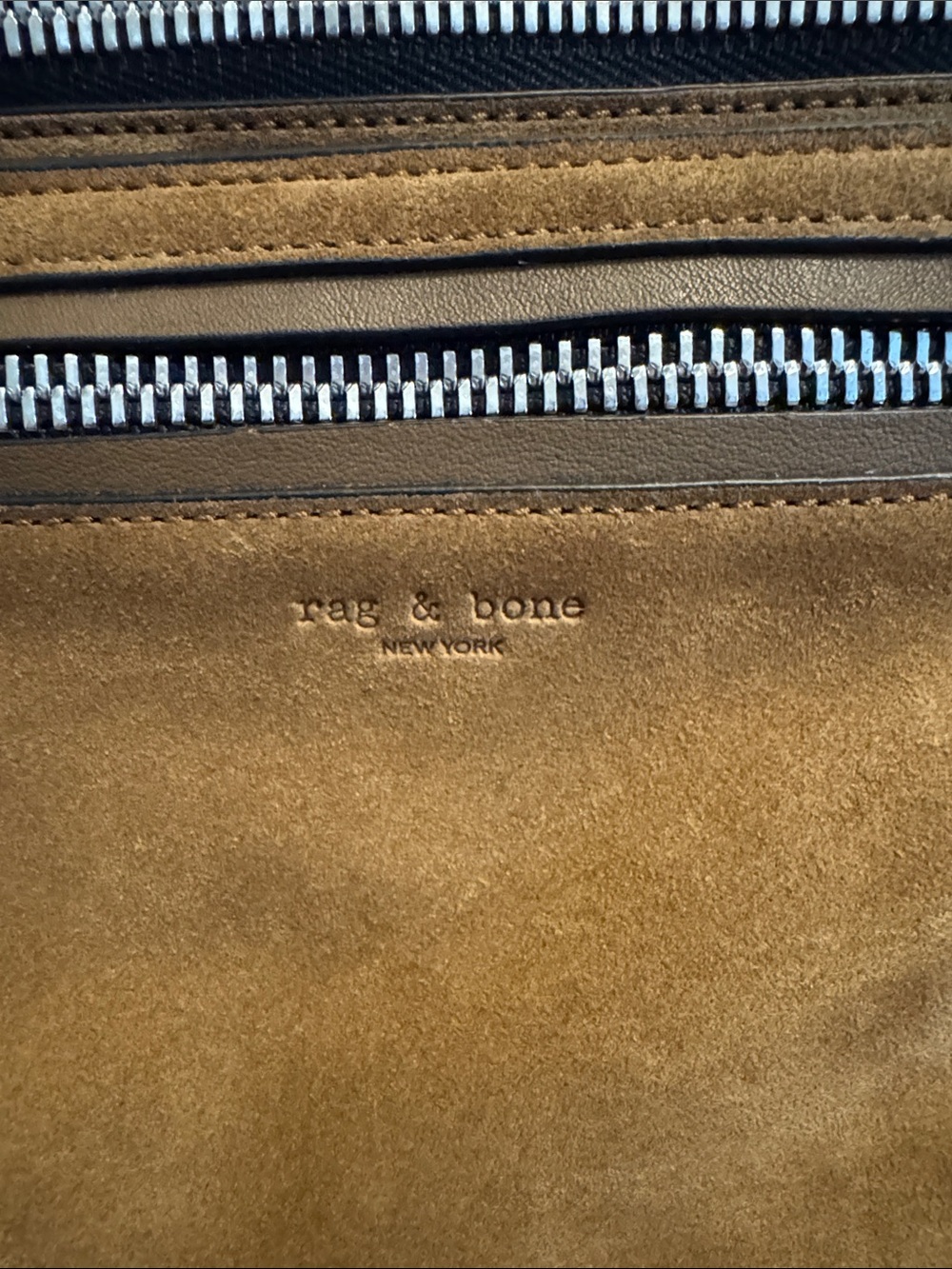 rag & bone Suede Crossbody Belt Bag in Brown - Picture 2 of 12